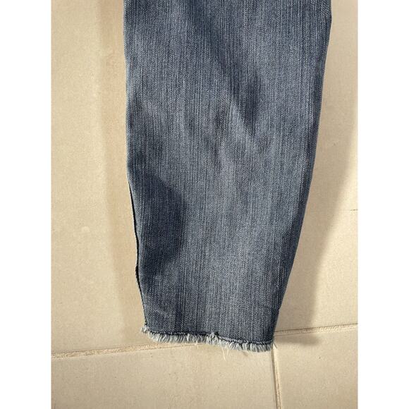Torrid Ultra Skinny Jeans Distressed Cut Off Frayed Stretch - Picture 12 of 13